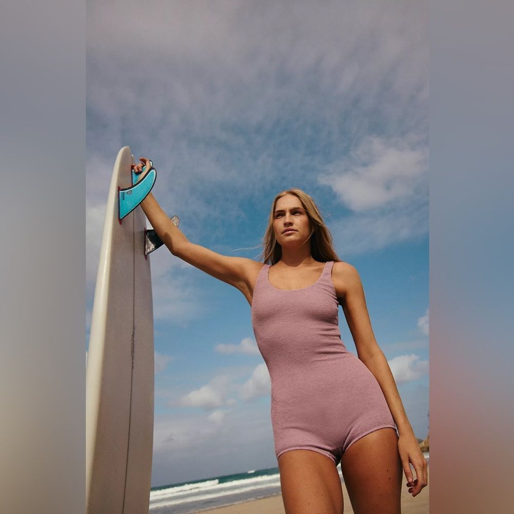 Free People Pink One Piece Swimsuit